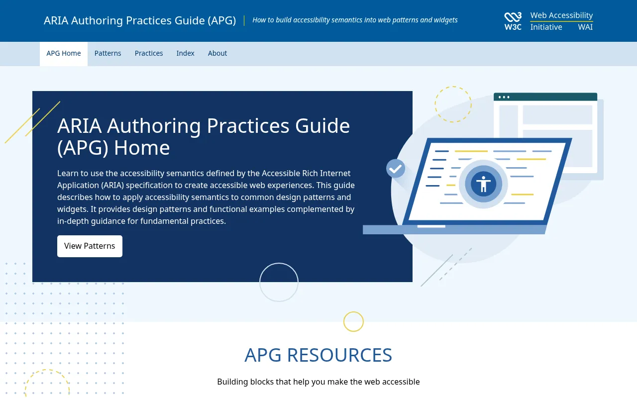 ARIA Authoring Practices Guide