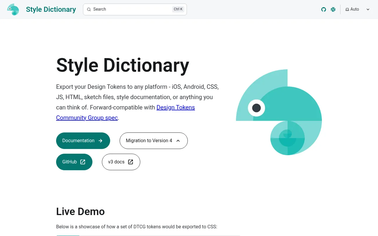 Style Dictionary site