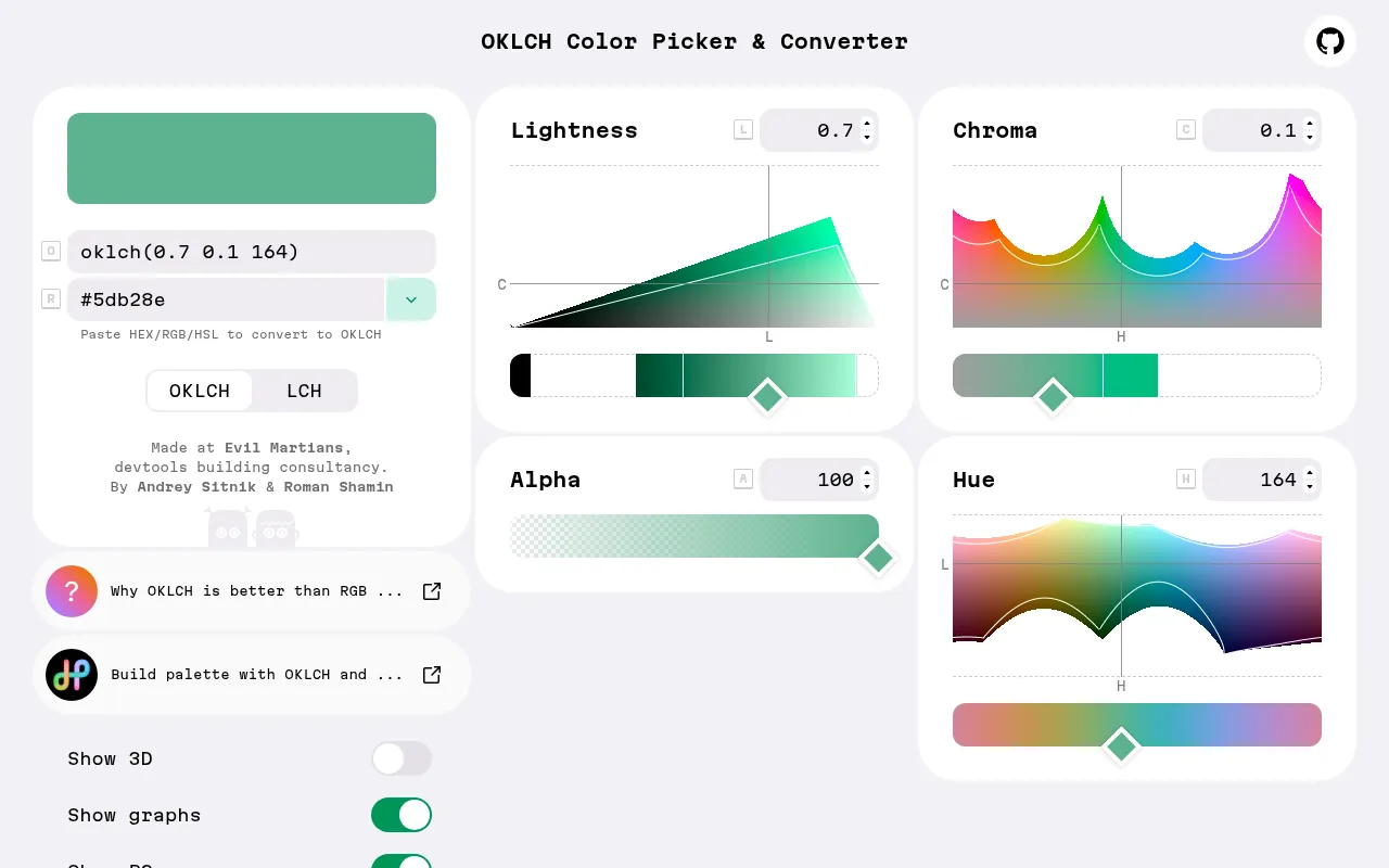 OKLCH colour picker